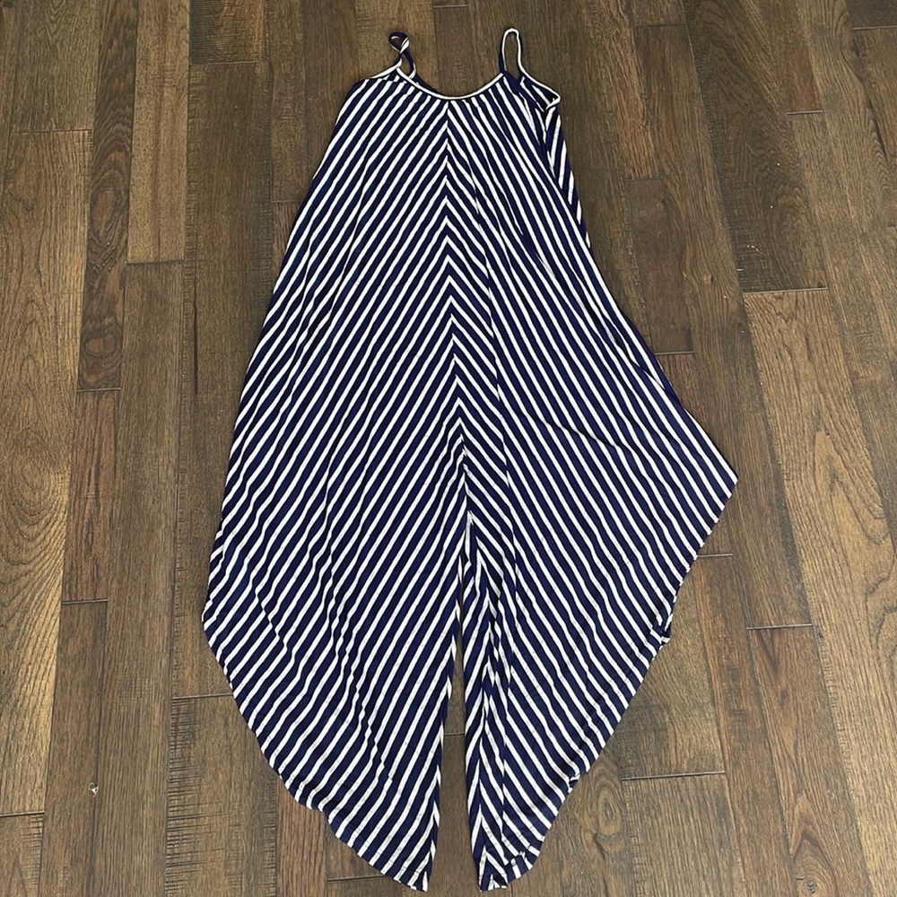 Aquavita navy and white romper